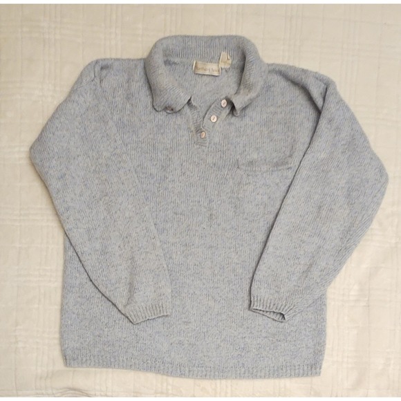 Northern Isle collared Sweater Women's XL Vintage Wool Pocket - Picture 1 of 6